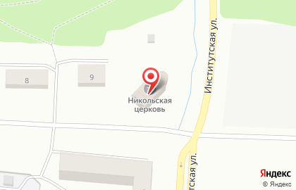 Церковь Николая Чудотворца в Белогорке на карте