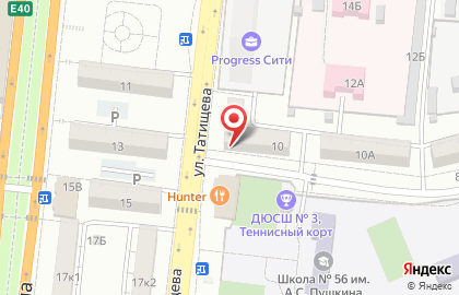 Торговый дом Комфорт на улице Татищева на карте