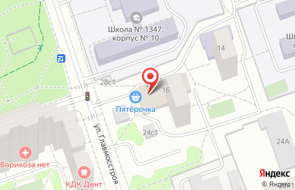 Супермаркет Пятёрочка на улице Богданова, 16 на карте