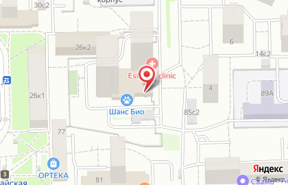 Клиника аппаратной косметологии и эстетической медицины Эстетик Клиник на 10-й Парковой улице на карте