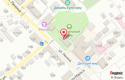 Банкомат Банк ВТБ 24 на улице Ленина, 121 к 1 в Михайловске на карте