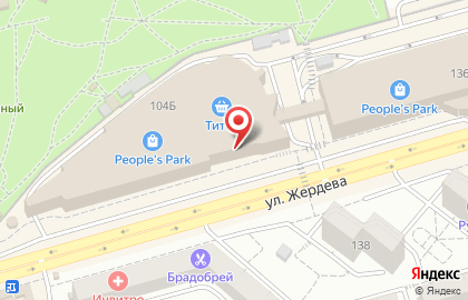 Телекоммуникационная компания МТС в Октябрьском районе на карте