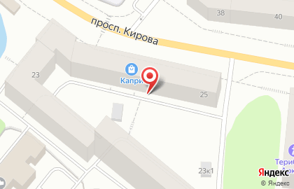 Салон жалюзи Капри на проспекте Кирова на карте