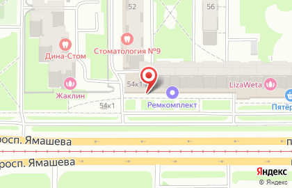 Магазин Теххаус на проспекте Ямашева на карте