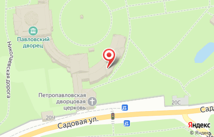 Рестораны Музея Павловск на карте