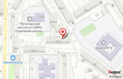 Участковый пункт полиции Отдел МВД России по г. Пятигорску на улице Восстания на карте
