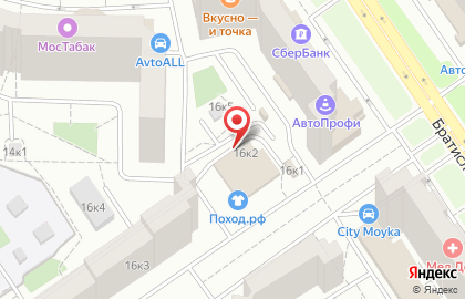 Коник на Братиславской улице на карте