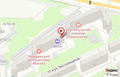 Мини-гостиница в Москве на карте