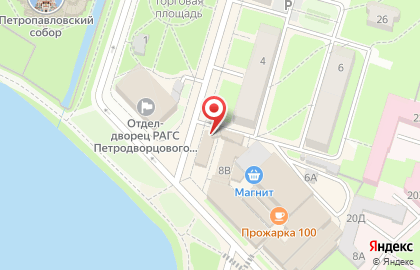 Зоомагазин Котопес в Петродворцовом районе на карте
