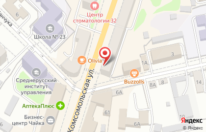 Ювелирный магазин 585 Золотой на Комсомольской улице, 53 на карте
