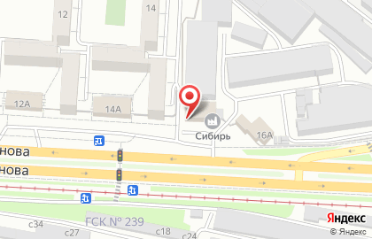 Экспресс-бар ШБ в Железнодорожном районе на карте