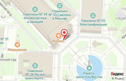 Сувенирный магазин космических товаров на карте
