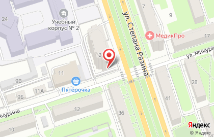 ЗАО Банкомат, МКБ МоскомПриватБанк на Степана Разина на карте