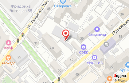 Автошкола Старт на Пушкинской улице на карте