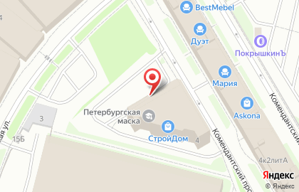 Театральная студия Петербургская маска на Комендантском проспекте на карте