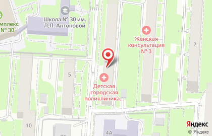Аптекарь Эвениус, Верхняя часть города на Донецкой улице на карте