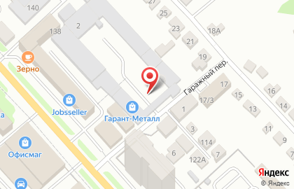 Tupperware в Гаражном переулке на карте