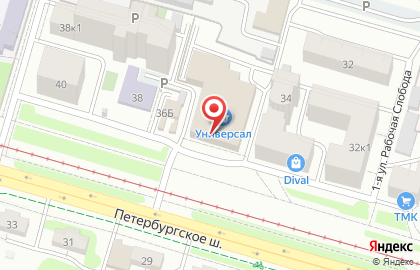 Цветочный магазин в Твери на карте