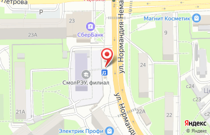 Киоск по продаже кондитерских изделий и выпечки в Смоленске на карте