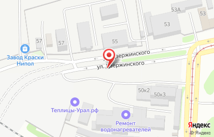 Торговая компания Альянс на улице Дзержинского на карте