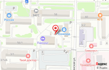 Служба доставки суши на Партизанской улице на карте