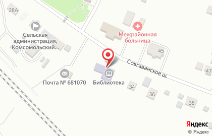 Библиотека с. Пивань на карте