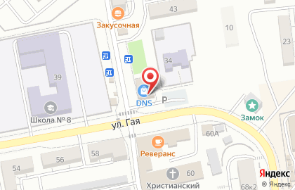 Магазин бытовой техники Белая техника в Октябрьске на карте