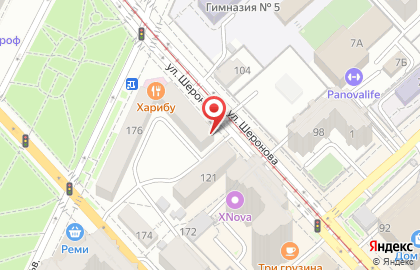 Туристическая компания Спутник в Центральном районе на карте