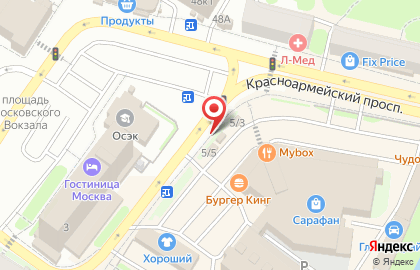 Киоск по продаже орехов в Привокзальном районе на карте