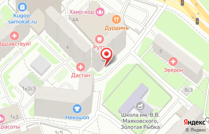 Фирма Стройпроект на Волгоградском проспекте на карте