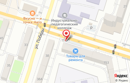 Продуктовый павильон в Центральном районе на карте