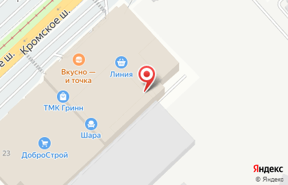 Мебельный центр Лидер М в Заводском районе на карте