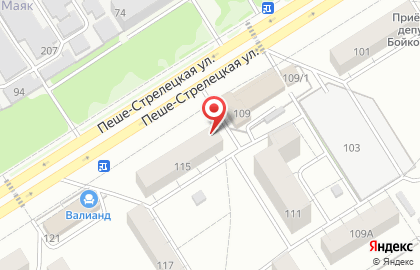 Магазин Красное & Белое в Воронеже на карте