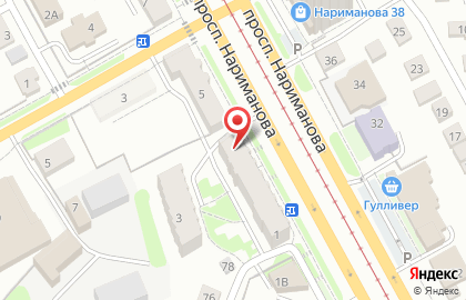 Продуктовый магазин в Ленинском районе на карте
