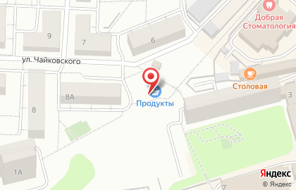 Продуктовый магазин в Москве на карте