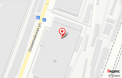 Шиномонтажная мастерская на Олимпийской улице на карте