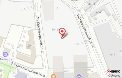 Автосервис CheckPoint в 1-м Красногорском проезде на карте