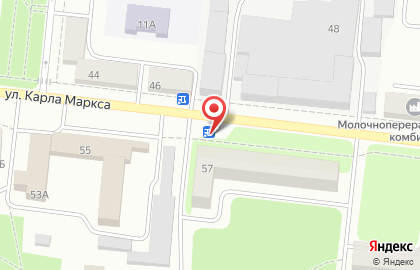 Магазин кондитерских изделий Лакомка на улице Карла Маркса на карте