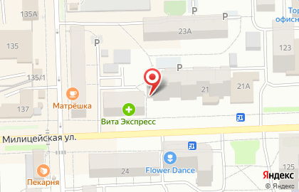 Центр разливных напитков Бочка на Милицейской улице на карте