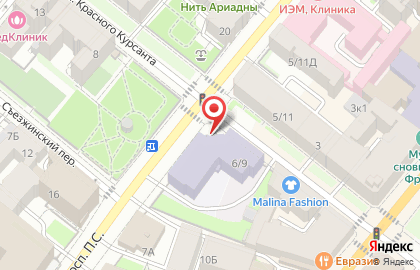 Санкт-Петербургская классическая гимназия №610 в Петроградском районе на карте