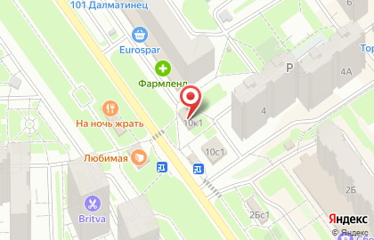 Продуктовый магазин в Москве на карте