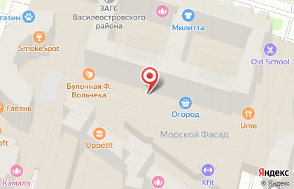 Отдел Загс Василеостровского Района на карте