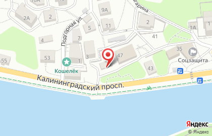 Агентство недвижимости Балтинтерстрой в Светлогорске на карте