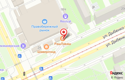 Кафе РашЛаваш в Санкт-Петербурге на карте