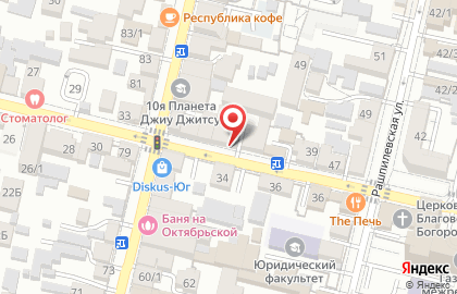 Управление молодежной политики Краснодарского края на карте