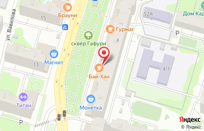Супермаркет Пятёрочка в Кировском районе на карте