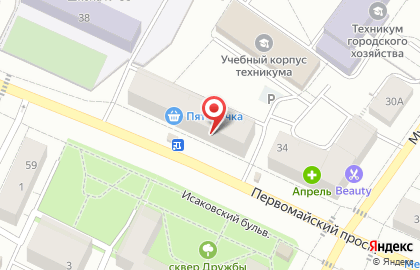 Банкомат, Сбербанк России, ОАО, Карельское отделение на Первомайском проспекте на карте