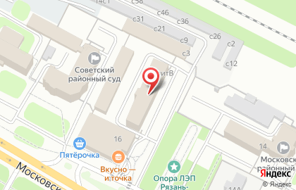 Бизнес-центр на Московском на карте