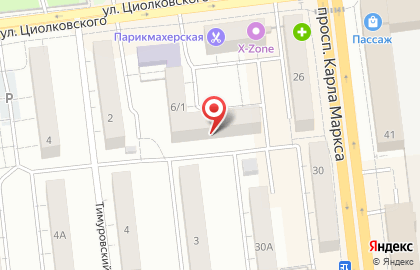 Купаж в Тимуровском проезде на карте