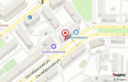 Универсам Либерти в Железнодорожном районе на карте